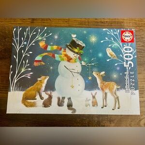 Educa Snowman Woodland Friends puzzle